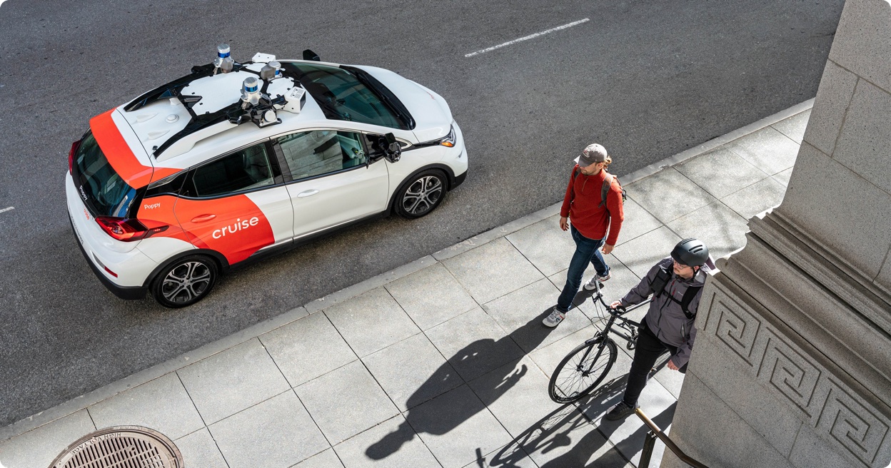 Cruise ridehail vehicle